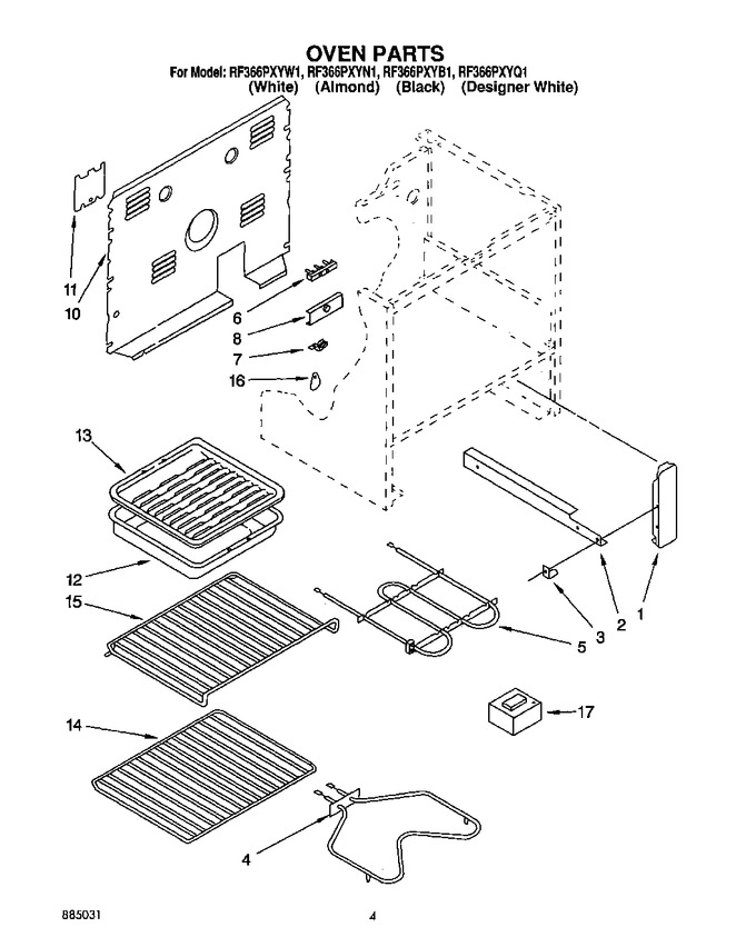 Diagram for RF366PXYW1