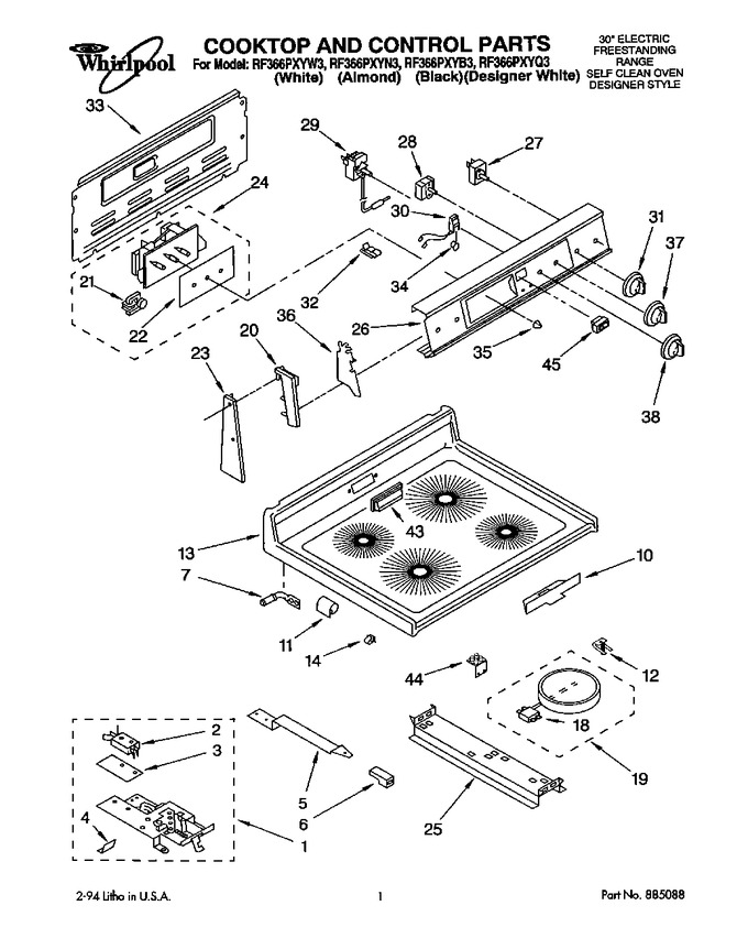 Diagram for RF366PXYB3