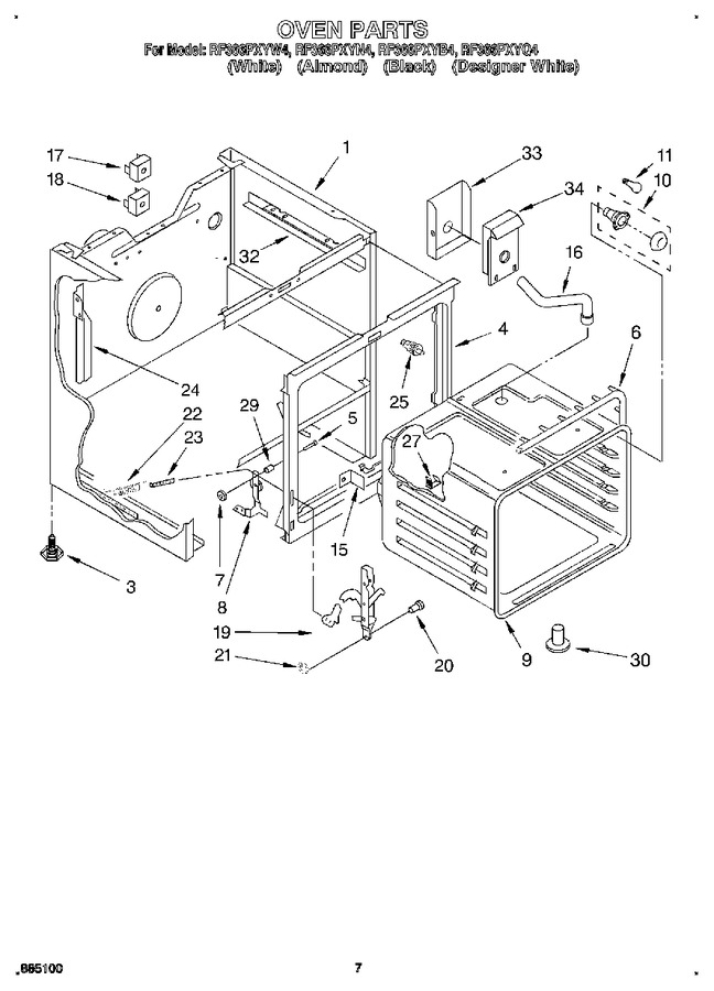 Diagram for RF366PXYB4