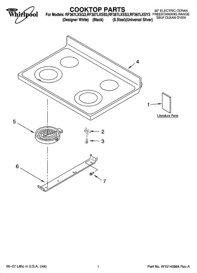 Diagram for RF367LXSY3