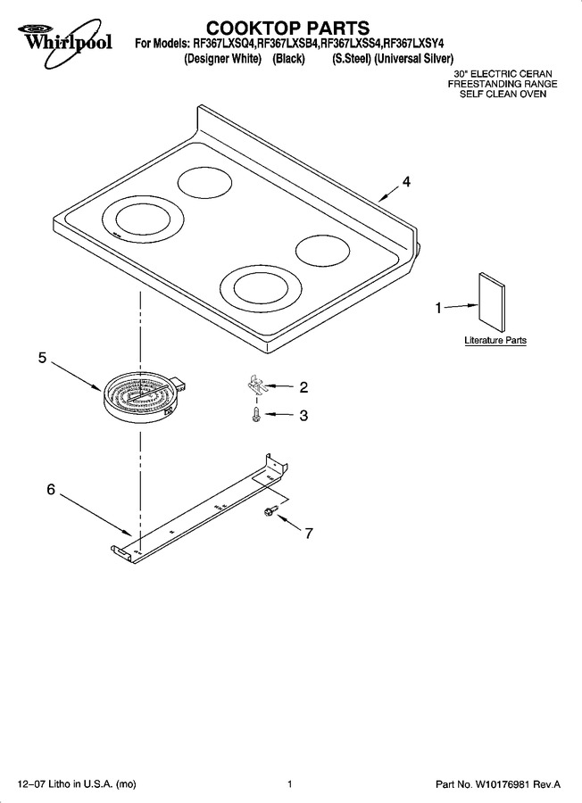 Diagram for RF367LXSB4