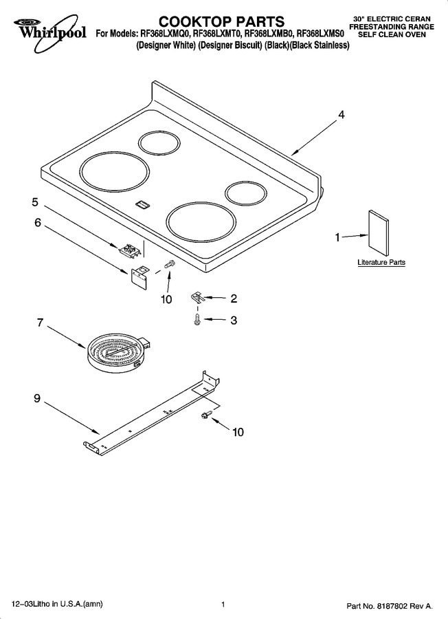 Diagram for RF368LXMS0