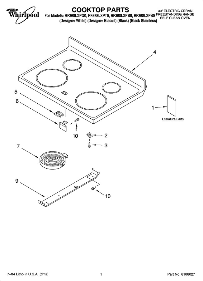 Diagram for RF368LXPS0