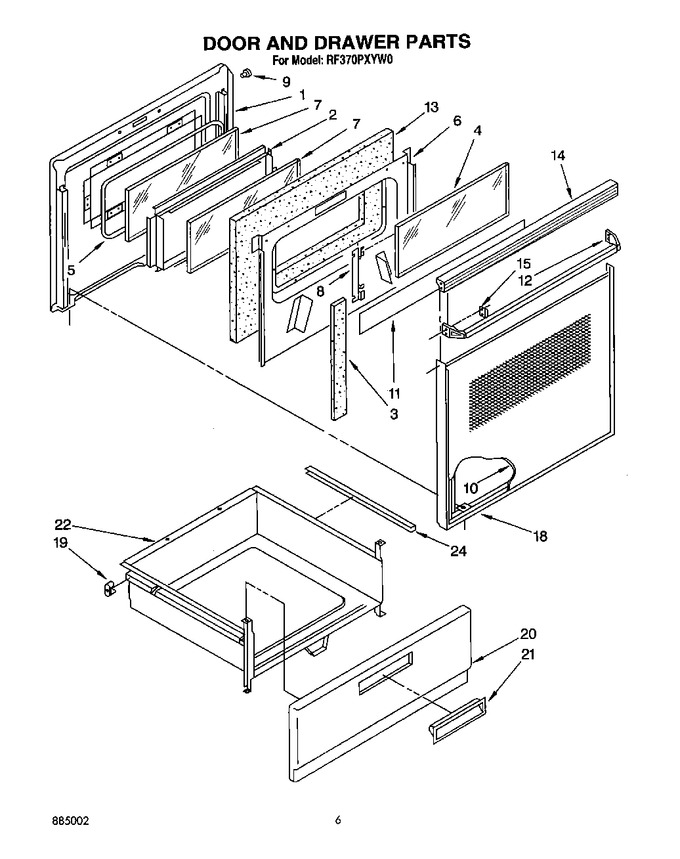 Diagram for RF370PXYN0