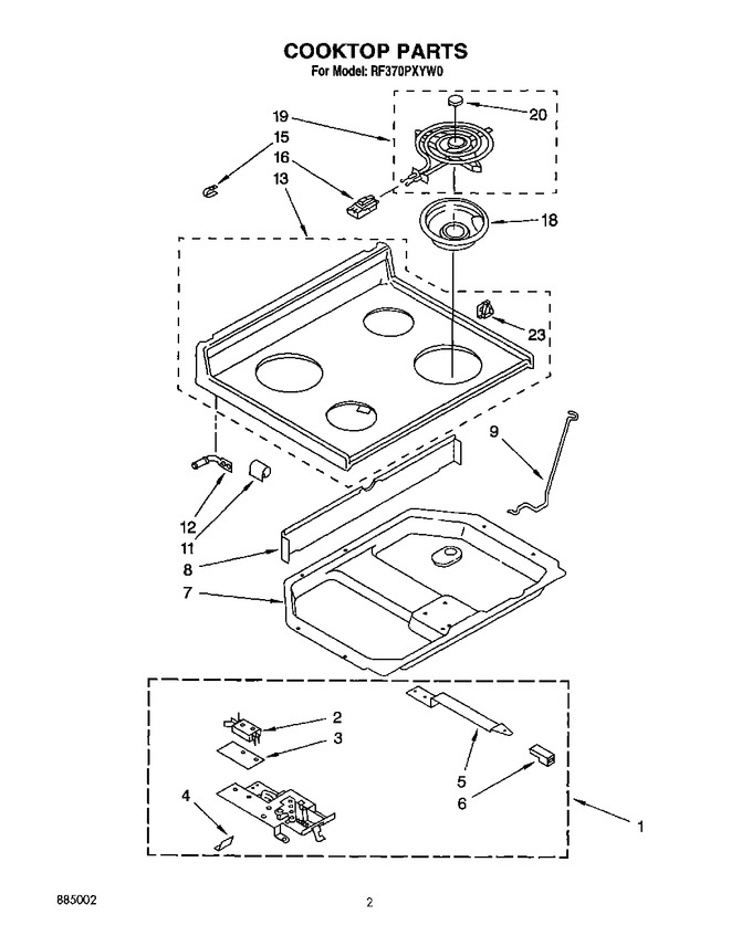 Diagram for RF370PXYN0
