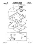 Diagram for 01 - Cooktop, Lit/optional
