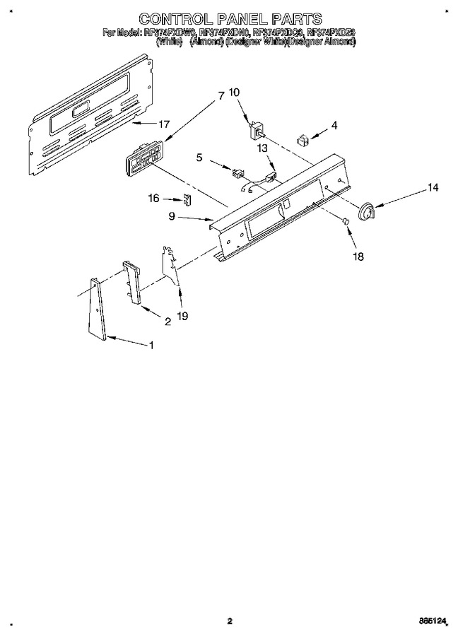Diagram for RF374PXDN0