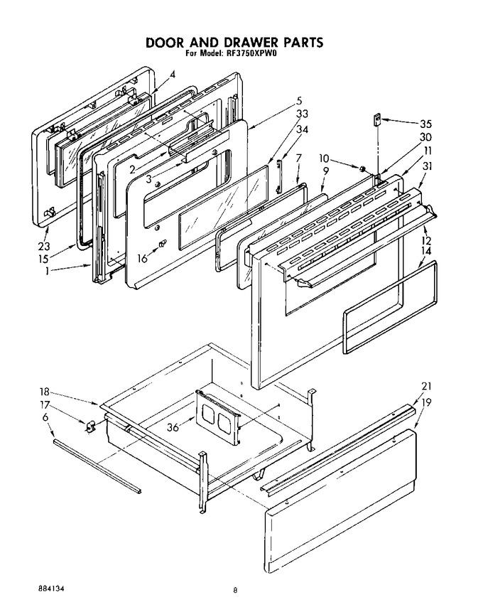 Diagram for RF3750XPW0
