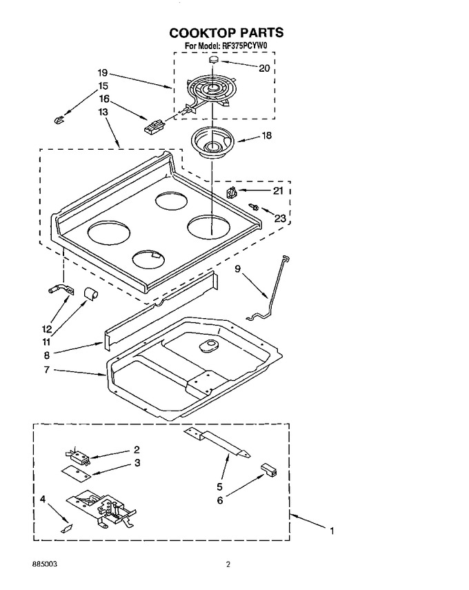 Diagram for RF375PCYN0