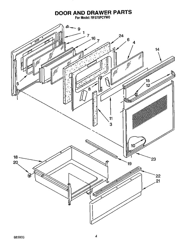 Diagram for RF375PCYW0