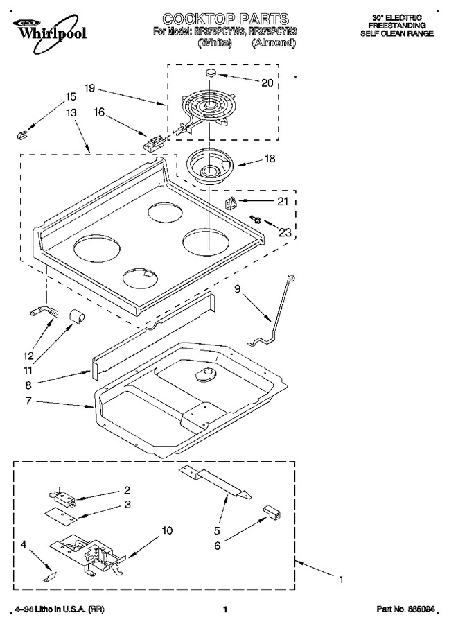 Diagram for RF375PCYW3