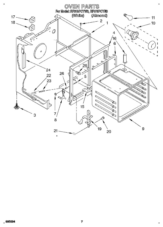 Diagram for RF375PCYN3