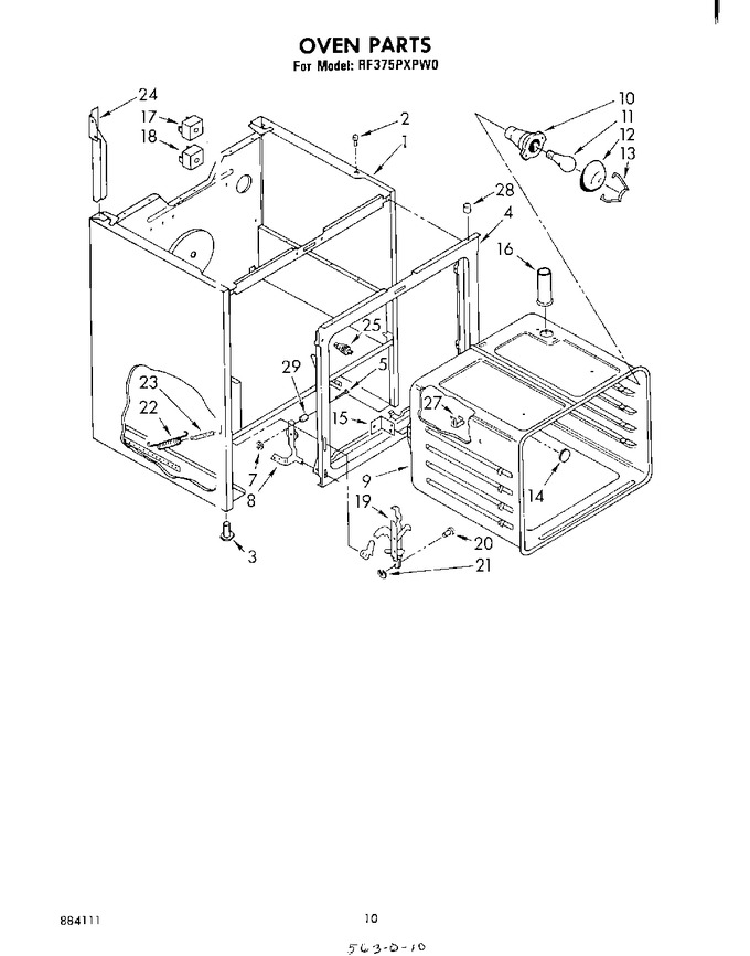 Diagram for RF375PXPW0