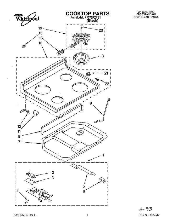 Diagram for RF375PXYB1