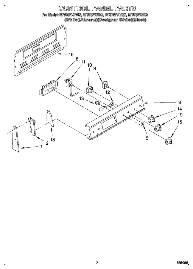 Diagram for RF375PXYN2