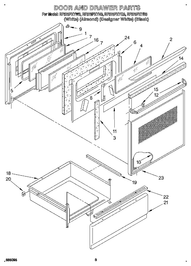 Diagram for RF375PXYW3