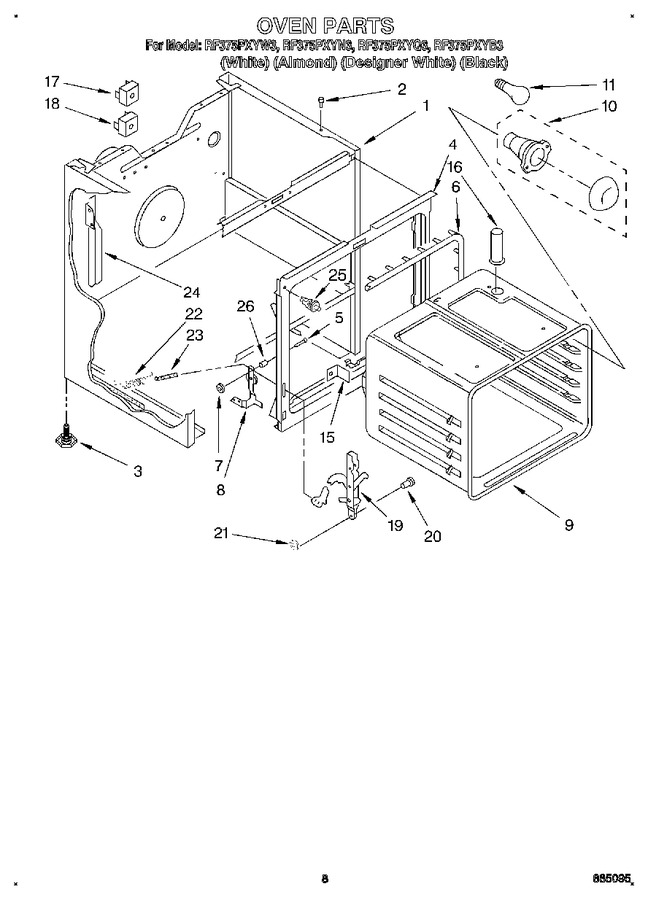 Diagram for RF375PXYQ3