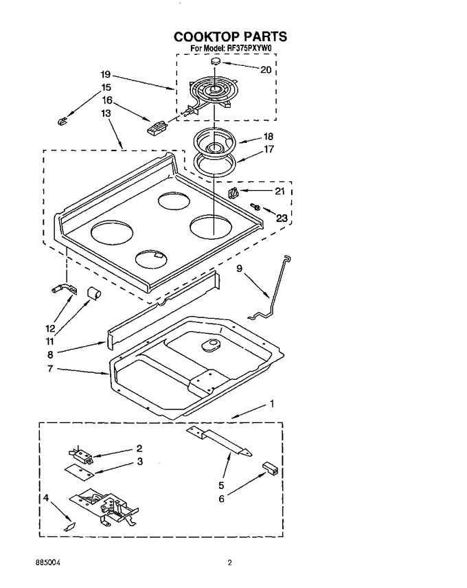 Diagram for RF375PXYQ0