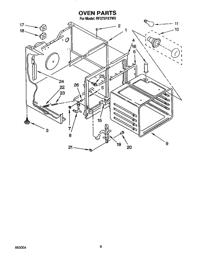 Diagram for RF375PXYW0