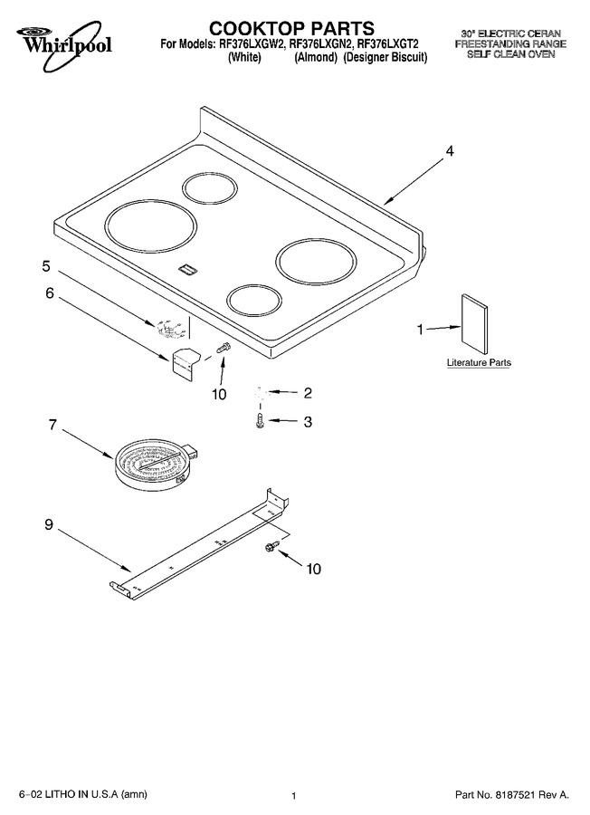 Diagram for RF376LXGN2