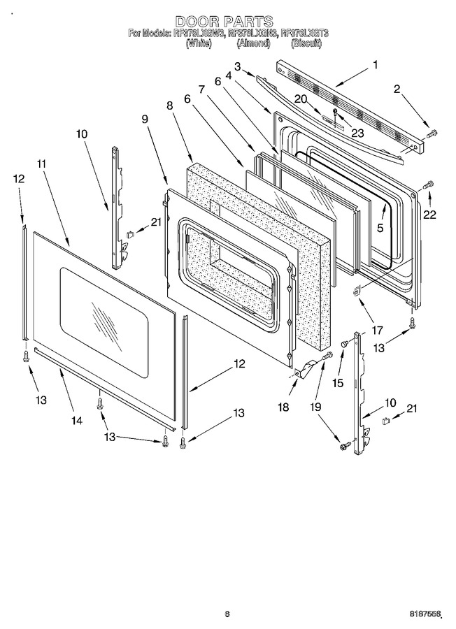 Diagram for RF376LXGW3