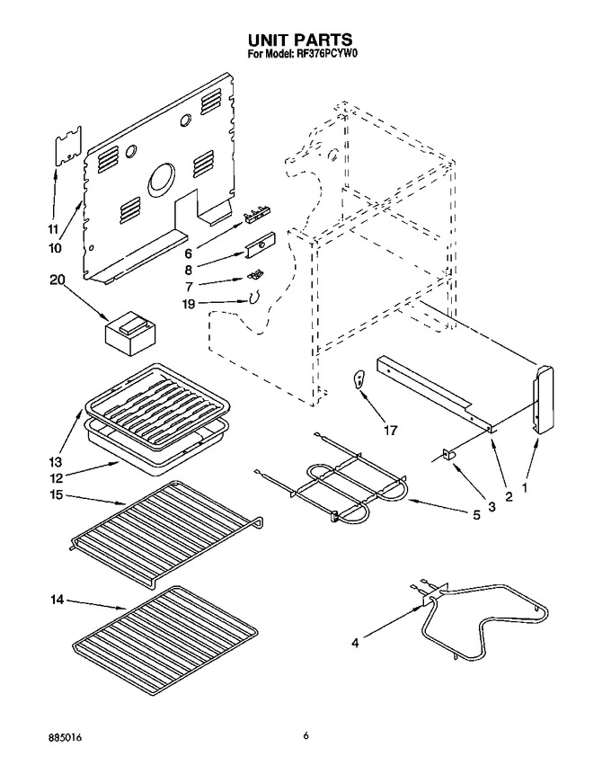 Diagram for RF376PCYN0