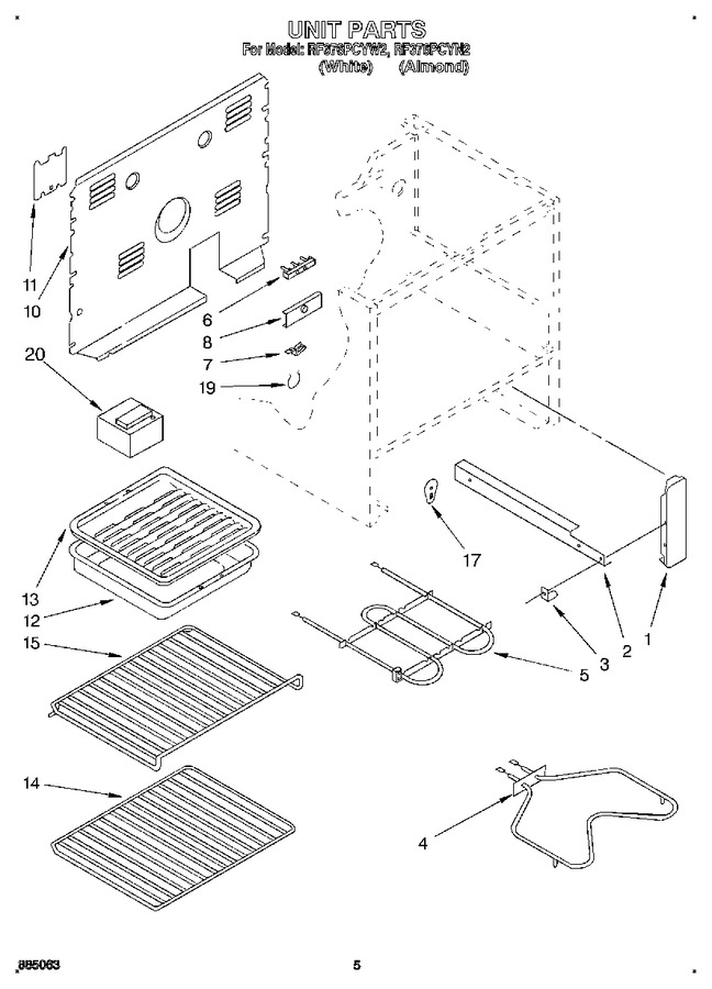 Diagram for RF376PCYW2