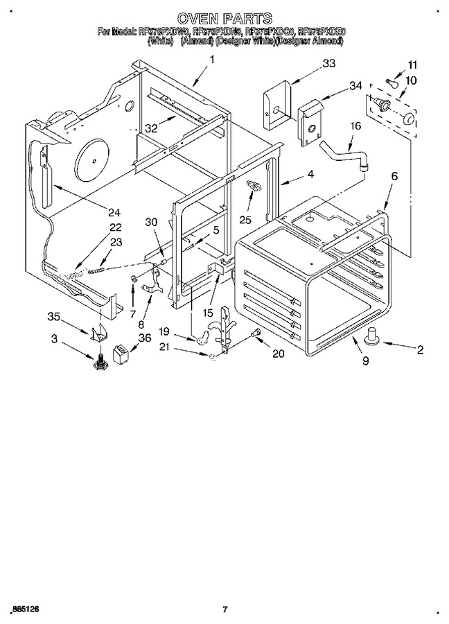 Diagram for RF376PXDZ0