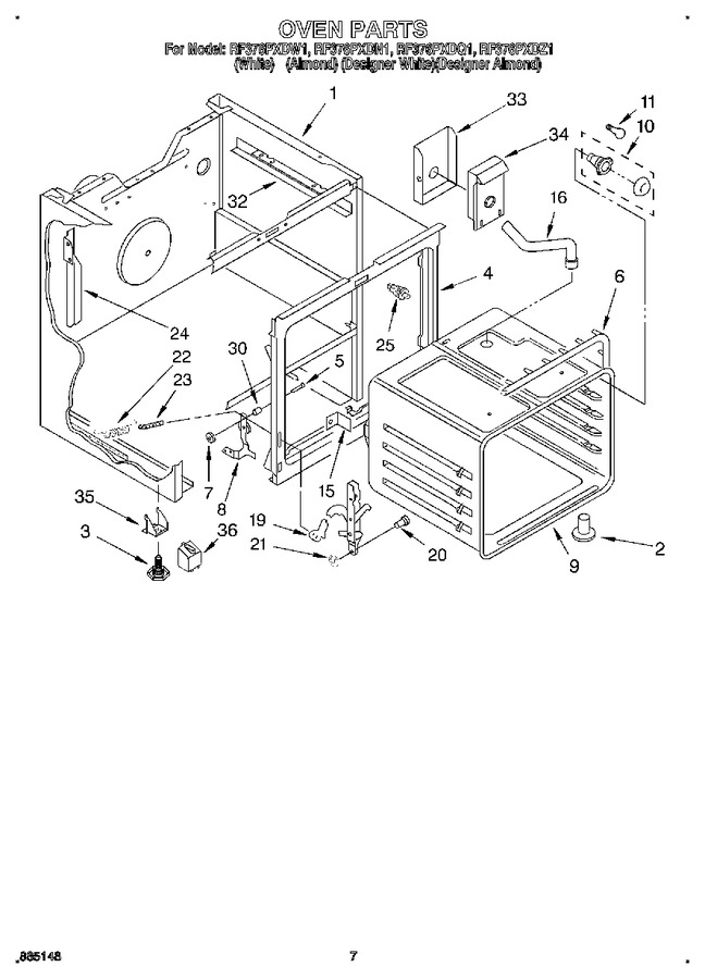 Diagram for RF376PXDZ1