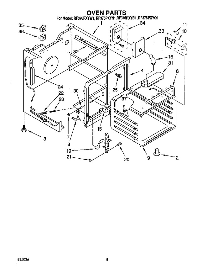 Diagram for RF376PXYB1