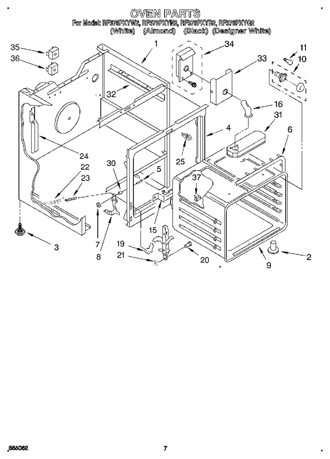 Diagram for RF376PXYB2