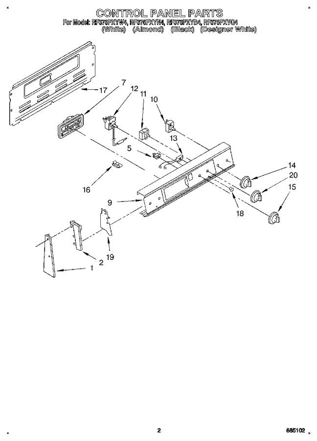 Diagram for RF376PXYB4