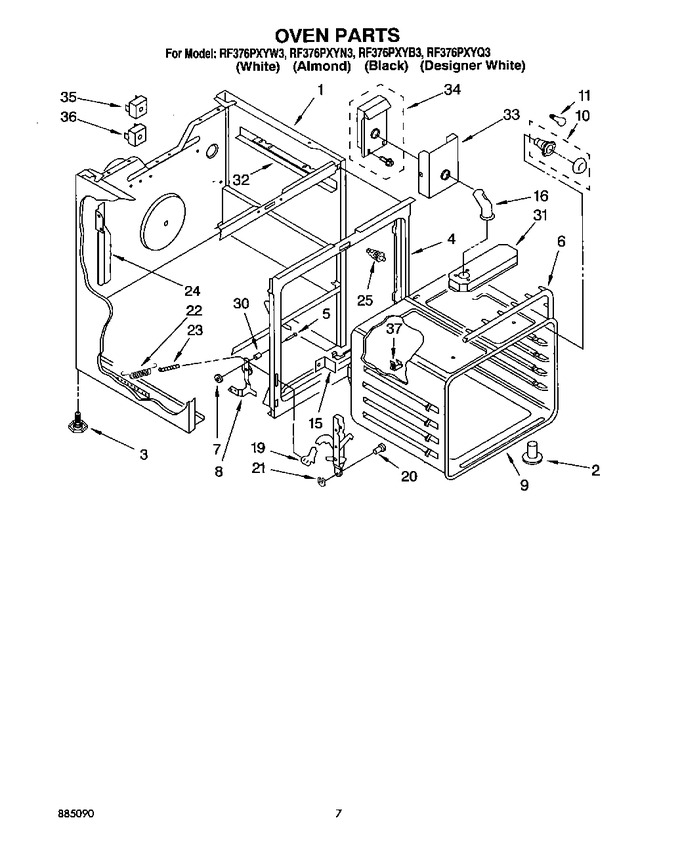 Diagram for RF376PXYW3