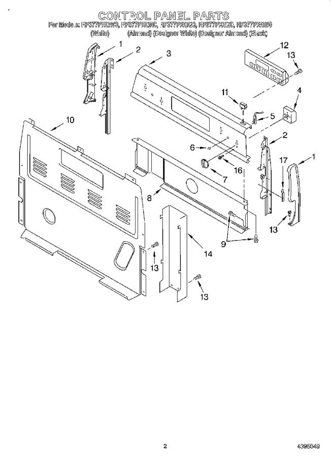Diagram for RF377PXGN0