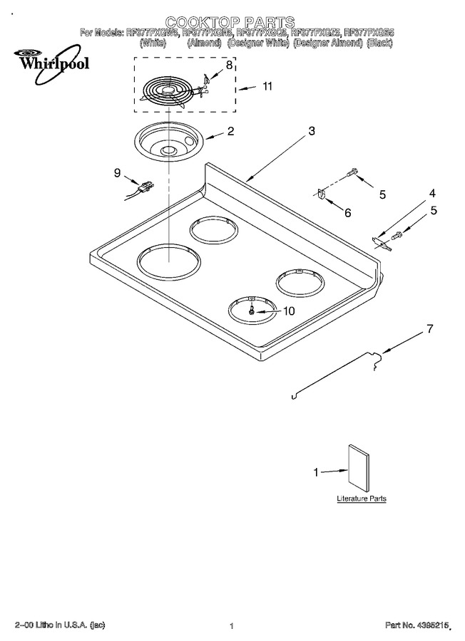 Diagram for RF377PXGB5