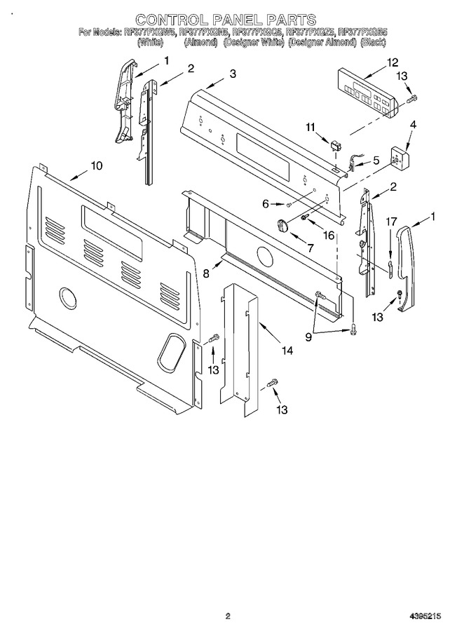 Diagram for RF377PXGB5