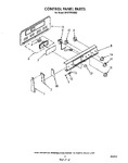 Diagram for 03 - Control Panel