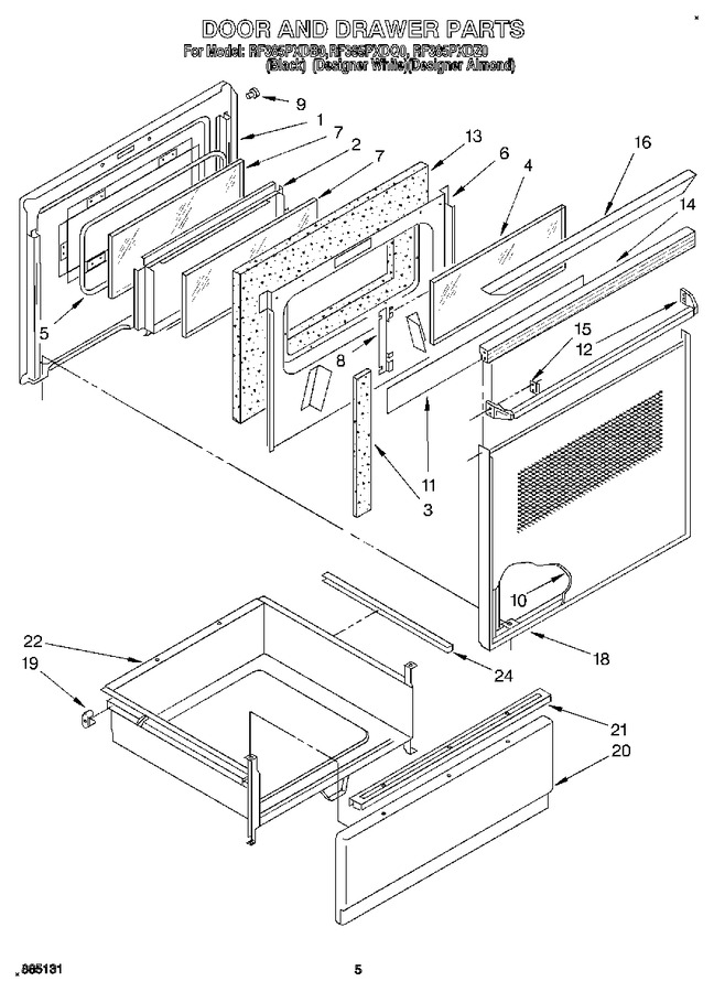 Diagram for RF385PXDZ0