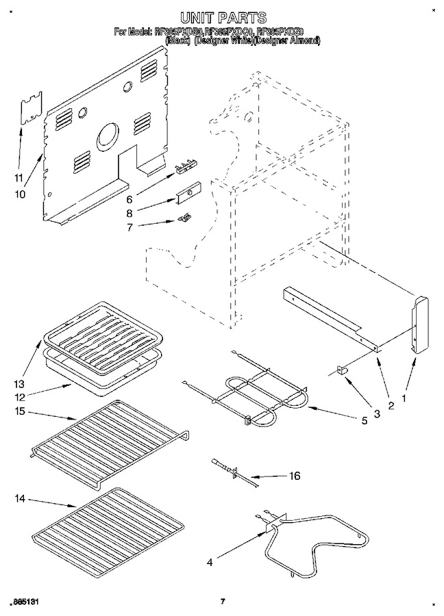 Diagram for RF385PXDQ0