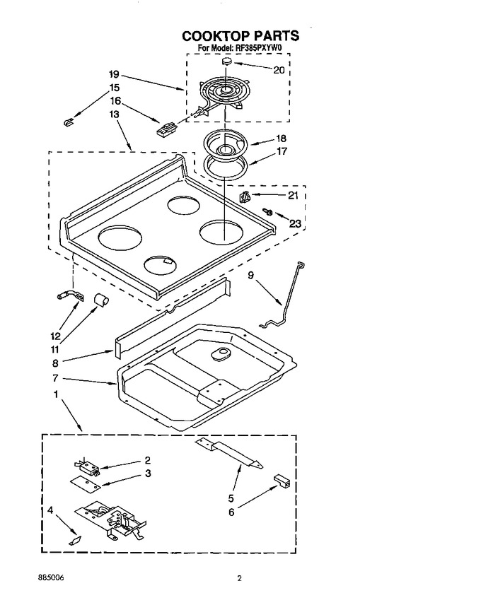 Diagram for RF385PXYN0