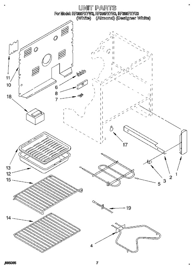Diagram for RF385PXYW3