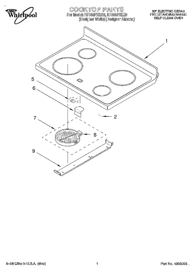 Diagram for RF386PXEZ0