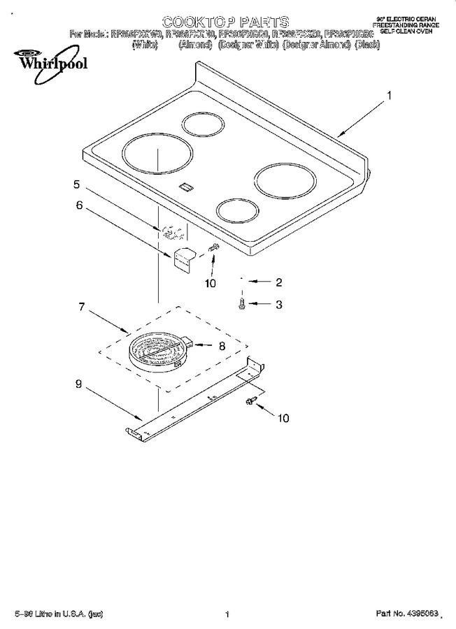 Diagram for RF386PXGN0