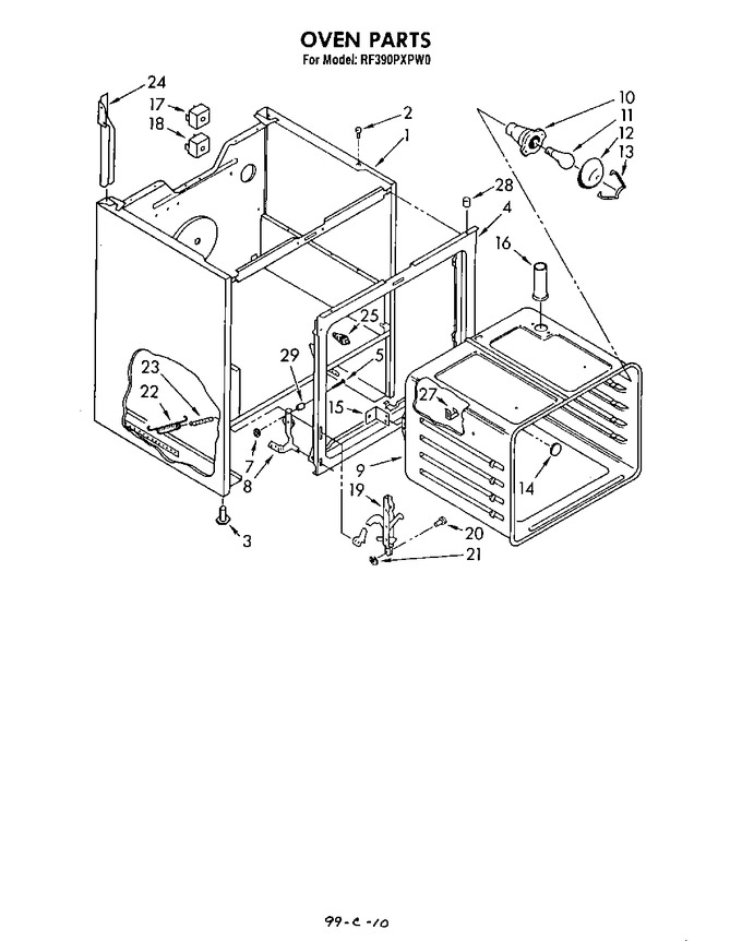Diagram for RF390PXPW0