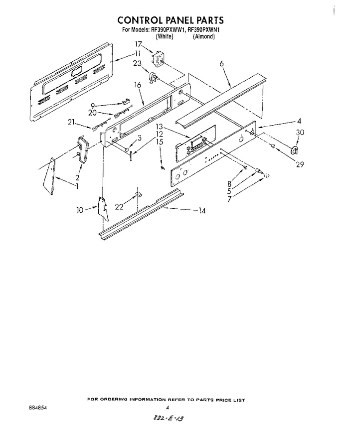 Diagram for RF390PXWW1