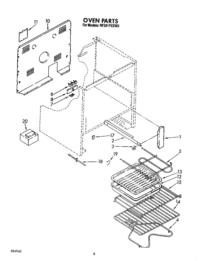 Diagram for RF391PXXW0