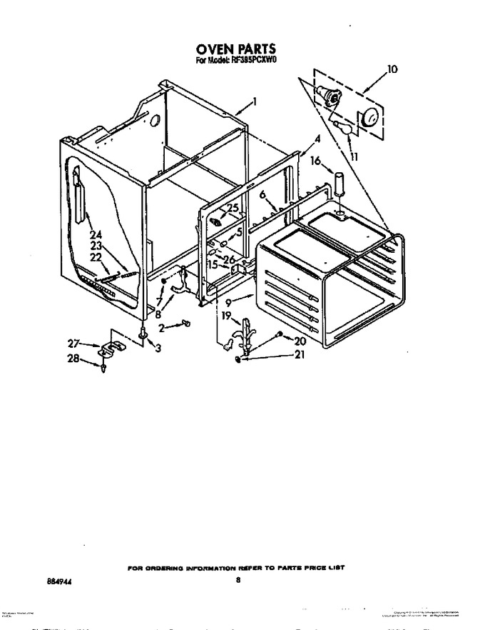 Diagram for RF395PCXW0