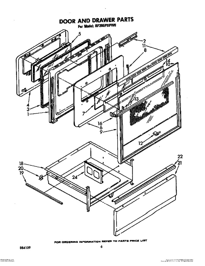 Diagram for RF395PXPW0