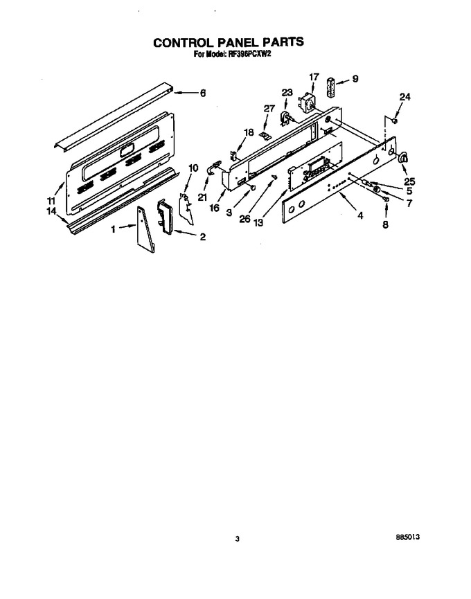 Diagram for RF396PCXW2