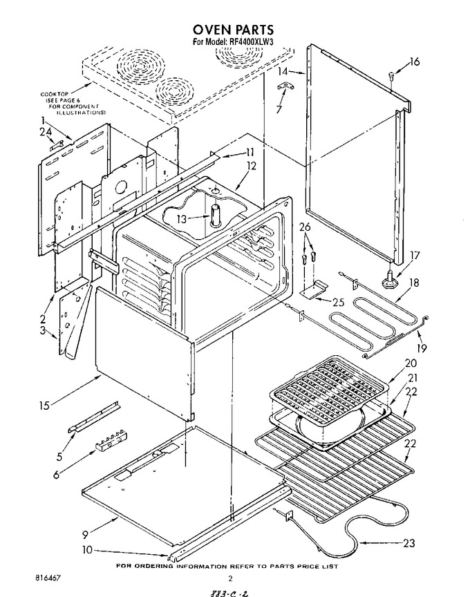 Diagram for RF4400XLW3